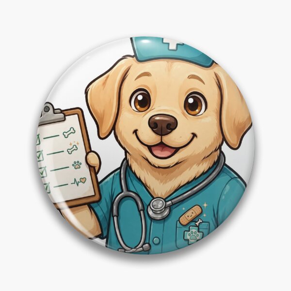 Item preview, Labrador Nurse Dog Funny Medical Scrubs Stethoscope designed and sold by Bark & Banter.