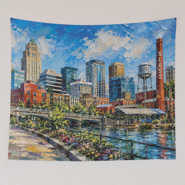 Item preview, Birmingham, Alabama Painting – Beautiful Place in the United States of America. designed and sold by GalleryKauffeld.
