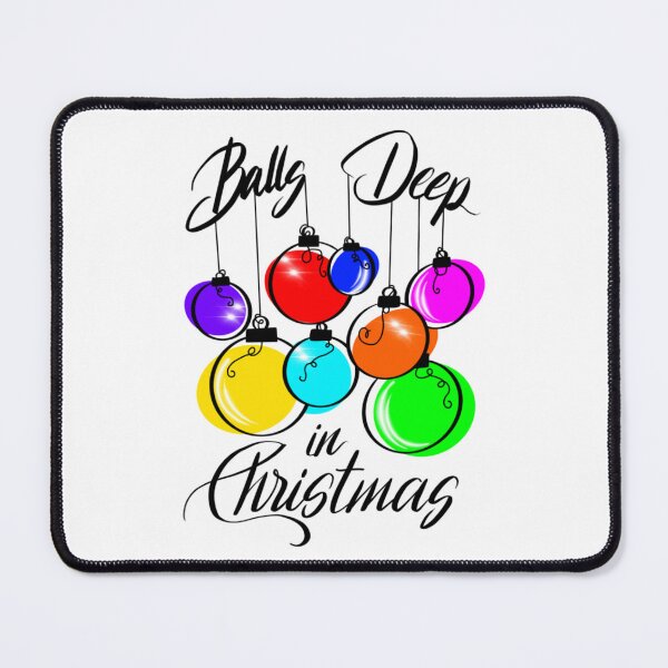 Item preview, Balls Deep In Christmas Ornament Design designed and sold by wonder-reject.