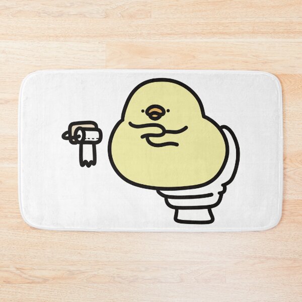 Item preview, Duck in the bathroom designed and sold by CheylaDesigns.
