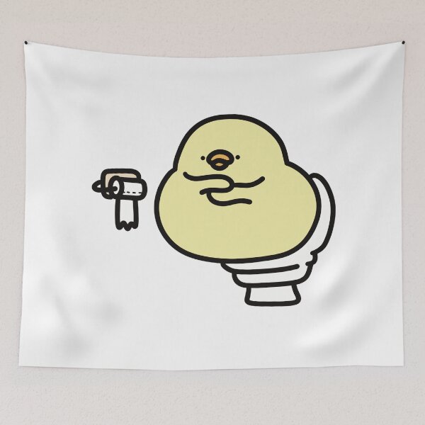 Item preview, Duck in the bathroom designed and sold by CheylaDesigns.