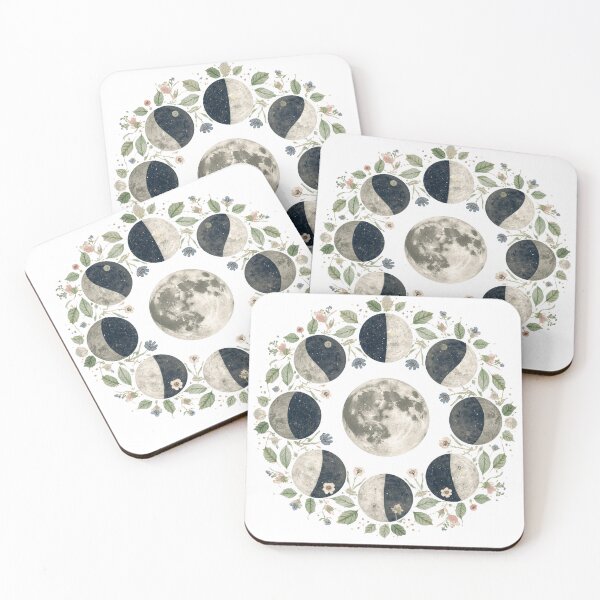 Item preview, Moon Phase Botanicals designed and sold by catcurio.