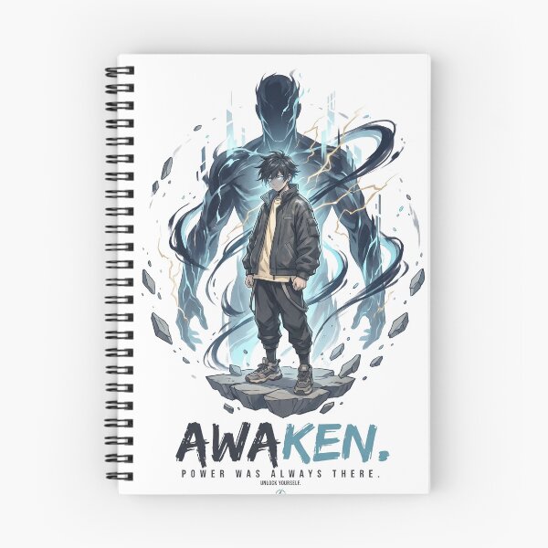 Item preview, Awaken | Anime Streetwear Shirt | Original Hidden Power Design designed and sold by SAJ Design Studio.