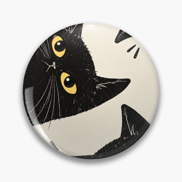 Item preview, Cute Black Cats Pattern – Adorable Black Kitty Cat Lover Art designed and sold by AbstractAuraArt.