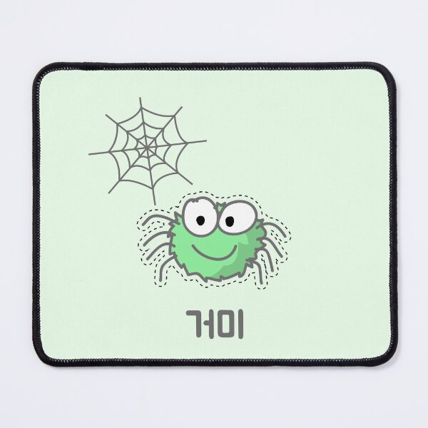 Item preview, Green Spider and Spider Web Korean designed and sold by DJCartoonDesigns.