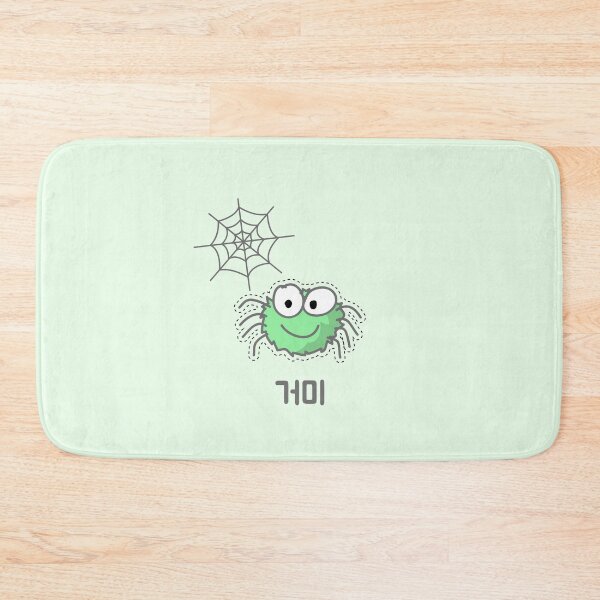Item preview, Green Spider and Spider Web Korean designed and sold by DJCartoonDesigns.