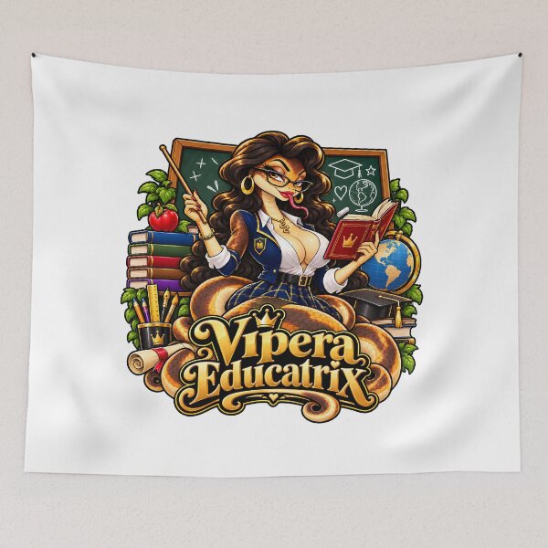 Item preview, Vipera Educatrix – Glamorous Serpent Teacher designed and sold by PRINTIONAL.