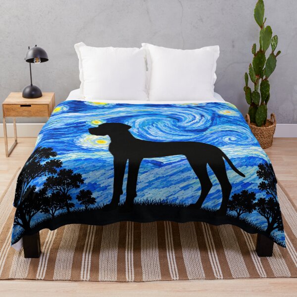 Item preview, Funny Great Dane Dog Starry Night Painting Moon Star Mom Dad Kids designed and sold by FurryHavenPH.