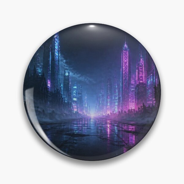 Item preview, Dark Synthwave Gothic Cyberpunk Street Horizon designed and sold by LazyDayzCo.