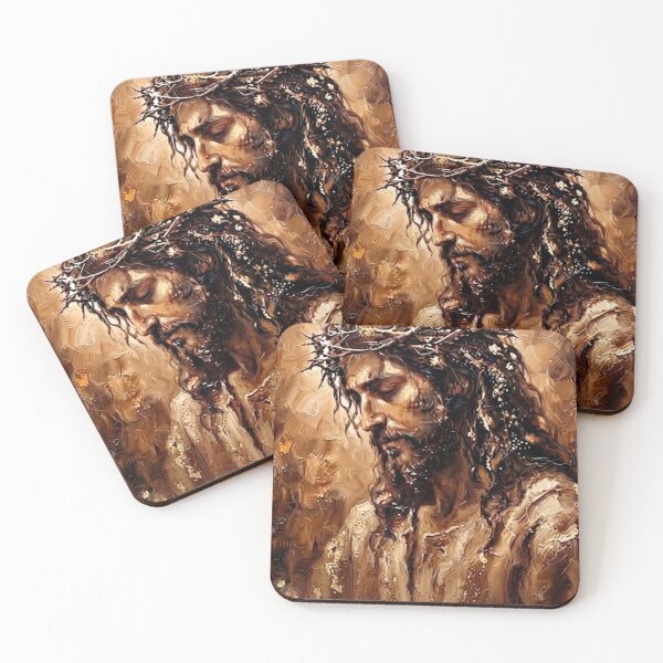 Item preview, "Jesus Christ Divine Savior Religious Art by Ammeluk". designed and sold by Ammeluk.