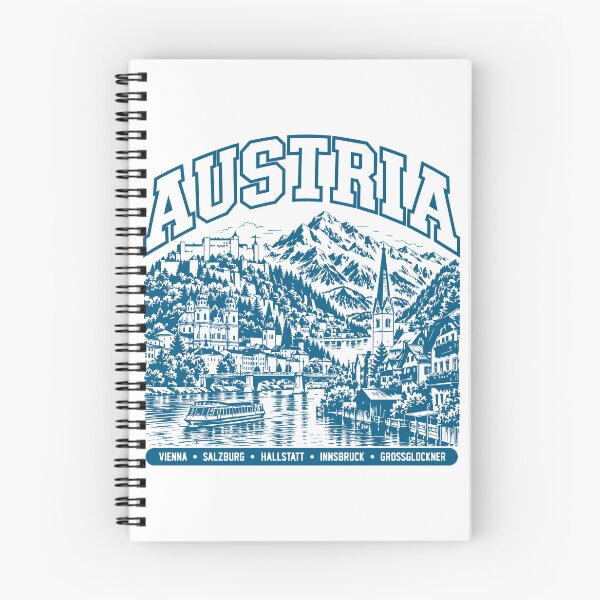 Item preview, Austria Retro | Alps, Lakes & Cities designed and sold by EdwinkOne.