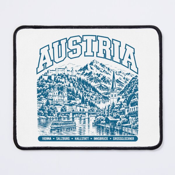 Item preview, Austria Retro | Alps, Lakes & Cities designed and sold by EdwinkOne.