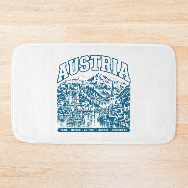 Item preview, Austria Retro | Alps, Lakes & Cities designed and sold by EdwinkOne.