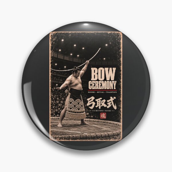 Item preview, Sumo Bow Ceremony – Yumitori-Shiki | Vintage Japanese Sumo Art designed and sold by Locker39.