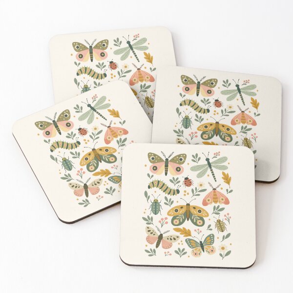 Item preview, Autumn Insects and Flowers designed and sold by OHBOY! Handmade.