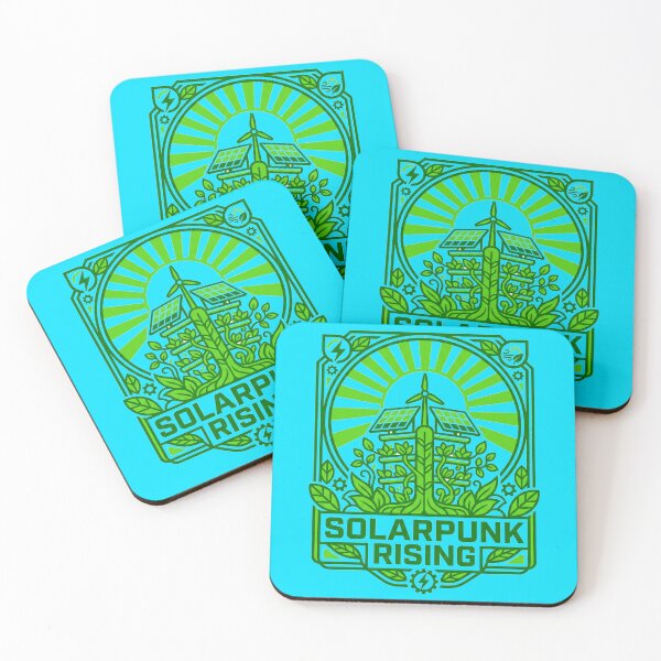 Item preview, Solar Punk Rising | Eco Futuristic Solar Punk T-Shirt designed and sold by bolguzart.