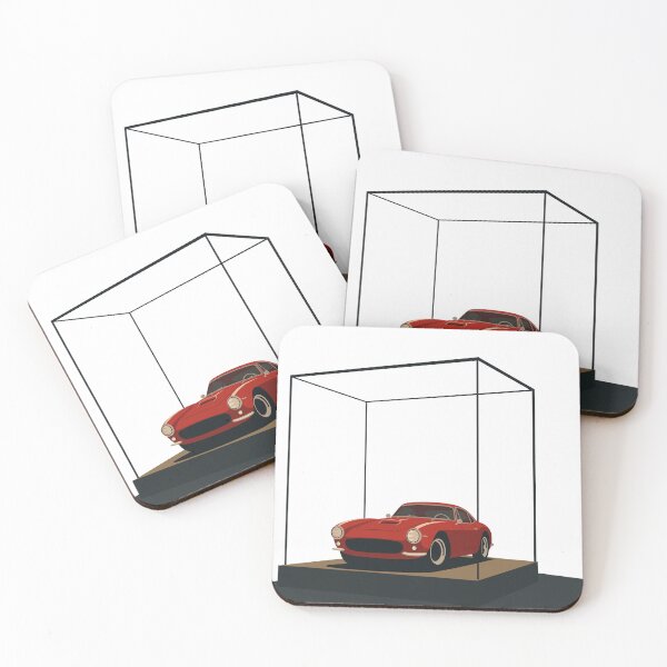 Item preview, Vintage Italian Racing Car Art | Red Menace 1960s |t | Minimalist Automotive Illustration | Retro Car Enthusiast Print designed and sold by Studio pod Burom.
