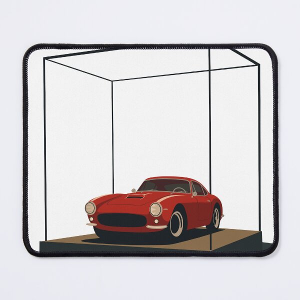 Item preview, Vintage Italian Racing Car Art | Red Menace 1960s |t | Minimalist Automotive Illustration | Retro Car Enthusiast Print designed and sold by Studio pod Burom.