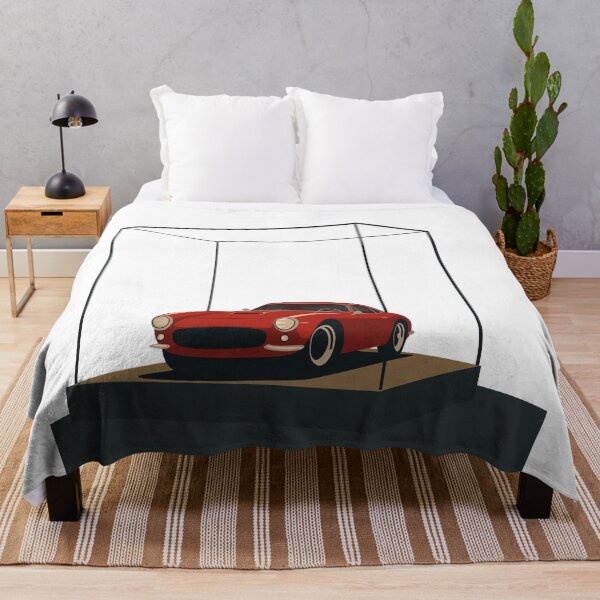 Item preview, Vintage Italian Racing Car Art | Red Menace 1960s |t | Minimalist Automotive Illustration | Retro Car Enthusiast Print designed and sold by Studio pod Burom.