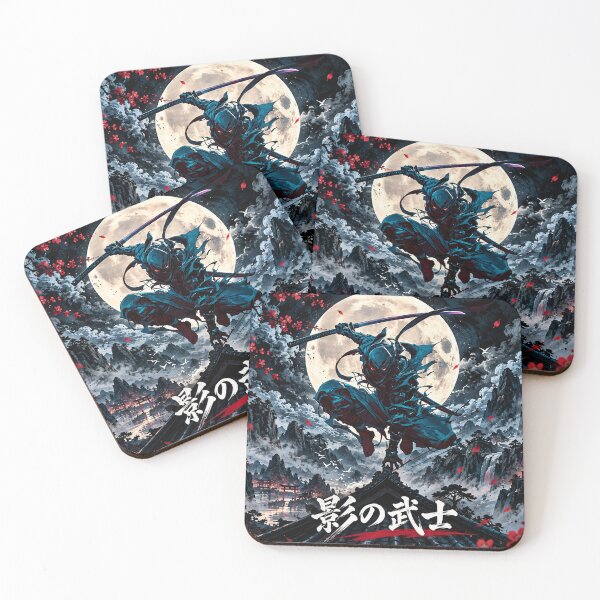 Item preview, Shadow Warrior Ninja Samurai Moon Japanese designed and sold by Fei Long Design Hub.