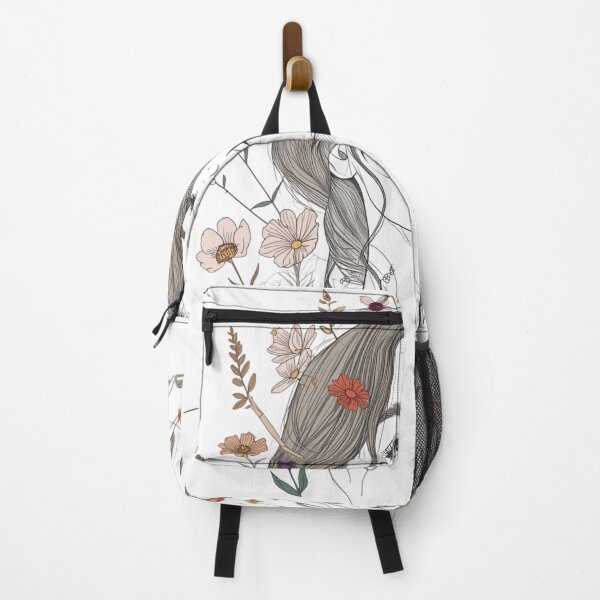 Item preview, Wildflower Woman Line Art designed and sold by catcurio.