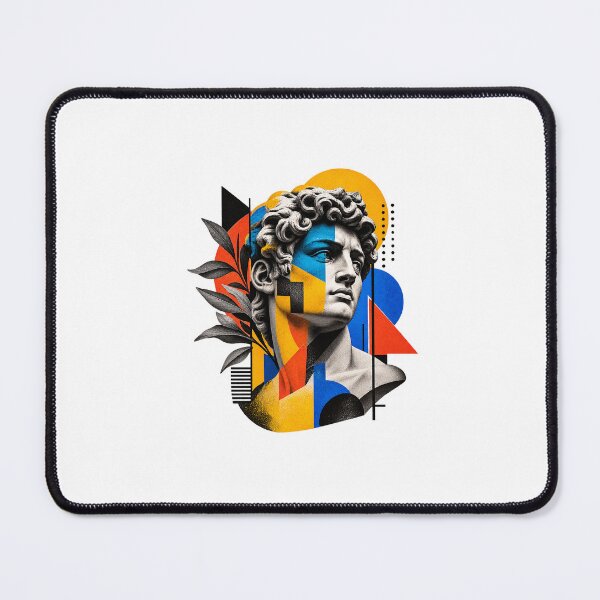 Item preview, Geometric Michelangelo David - Modern Classical Abstract Art designed and sold by Ahmeddoma.