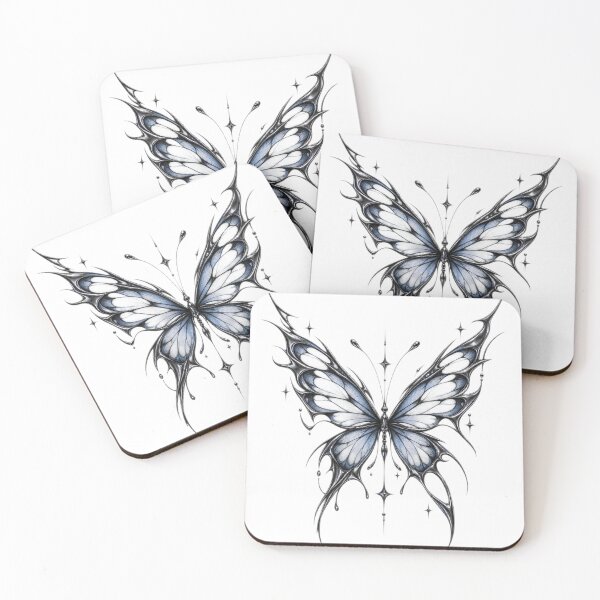 Item preview, Blue Gothic Butterfly Design designed and sold by Nordova.