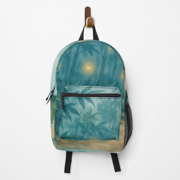 Item preview, Ghibli Style Watercolor Bamboo Forest Fireflies Pathway Illustration Vector designed and sold by Shutter-Dragon.