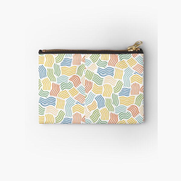 Item preview, Colorful Wavy Lines Abstract Modern Doodle Pattern designed and sold by designcolossal.