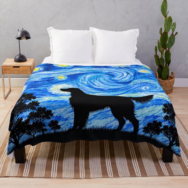 Item preview, Funny Irish Setter Dog Starry Night Painting Moon Star Mom Dad Kids designed and sold by FurryHavenPH.
