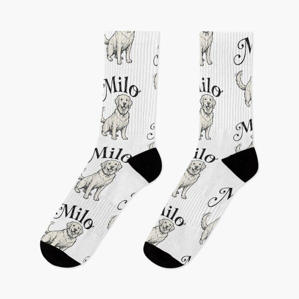 Item preview, Milo Golden Retriever Dog Sketch for Proud Milo Pet Parents and Dog Lovers designed and sold by raedattia.