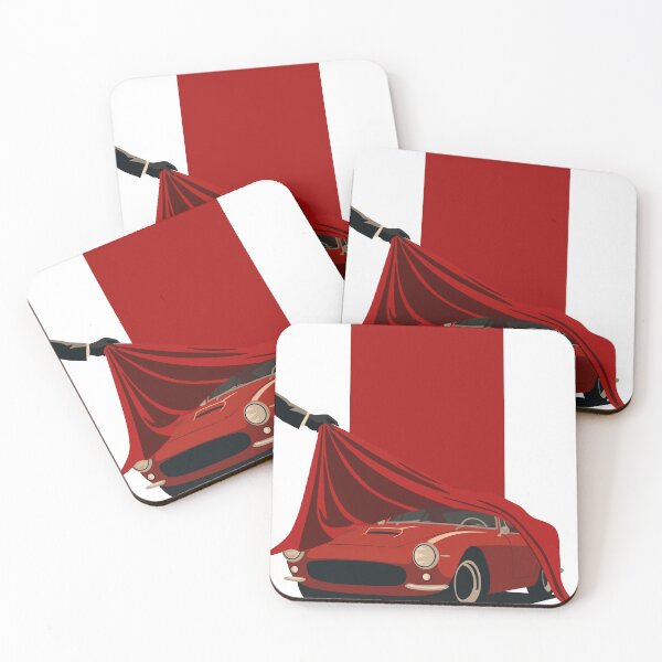 Item preview, Ferrari Reveal Print, Vintage Ferrari Art, Luxury Car Print, Minimalist Automotive Decor, Ferrari Unveiling Artwork designed and sold by Studio pod Burom.