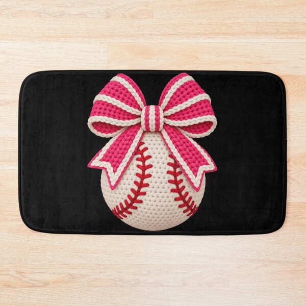 Item preview, Baseball Bow croshet Sports Fan designed and sold by drawwiika+44.