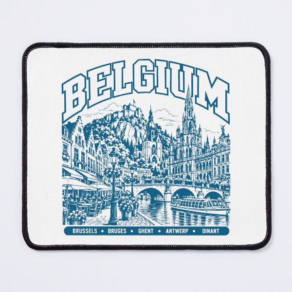 Item preview, Belgium Retro | Bruges, Ghent, Brussels & Dinant designed and sold by EdwinkOne.
