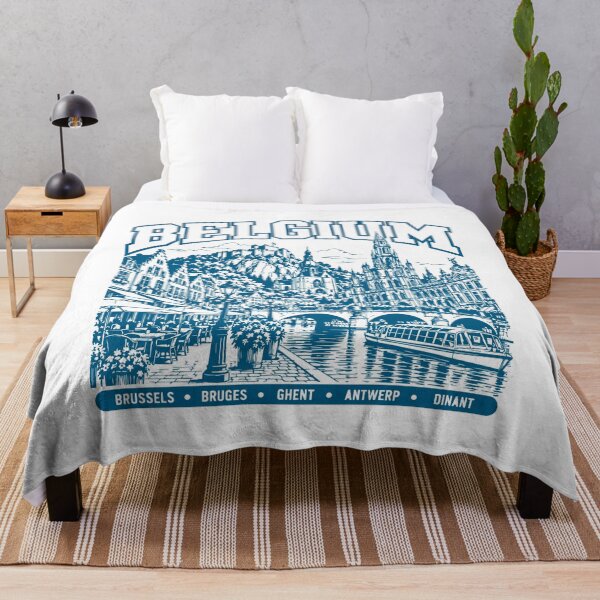 Item preview, Belgium Retro | Bruges, Ghent, Brussels & Dinant designed and sold by EdwinkOne.
