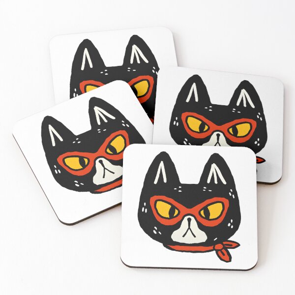 Item preview, Masked Super Cat Face designed and sold by gacordor.