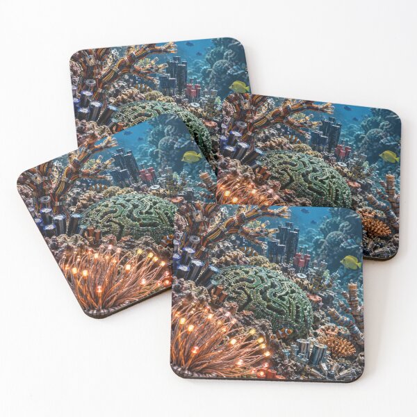 Item preview, Circuitry Coral Reef designed and sold by AbstractAnom.