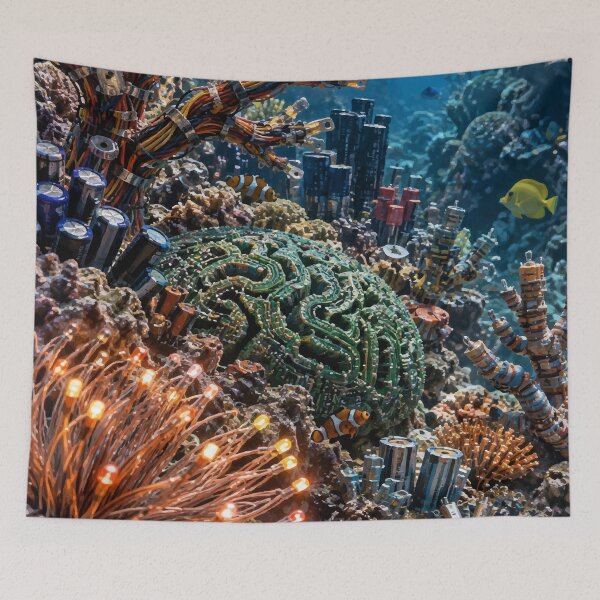 Item preview, Circuitry Coral Reef designed and sold by AbstractAnom.