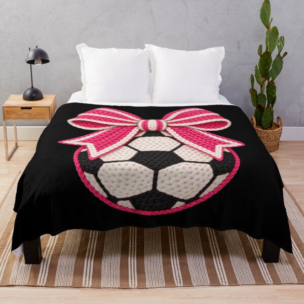 Item preview, Soccer Ball Bow Girls Womens Soccer Player Fan designed and sold by drawwiika+44.