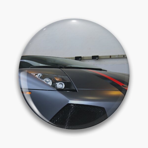 Item preview, Lamborghini Murciélago LP640 Matte Grey Racing Stripe designed and sold by Peter Kraaibeek Art Gallery.