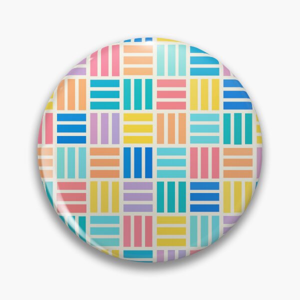 Item preview, Colorful Japanese Geometric Pattern with Pastel Stripes designed and sold by JapaneseWagaraStudio.