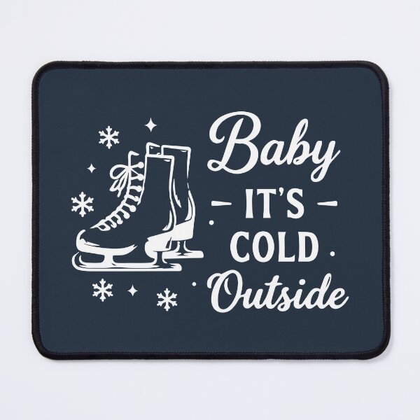 Item preview, Baby Its Cold Outside – Vintage Ice Skates Art designed and sold by Tklezardesigns.