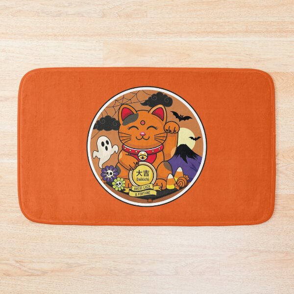 Item preview, Calico Maneki Neko Halloween – Great Luck designed and sold by Vector Woofs.