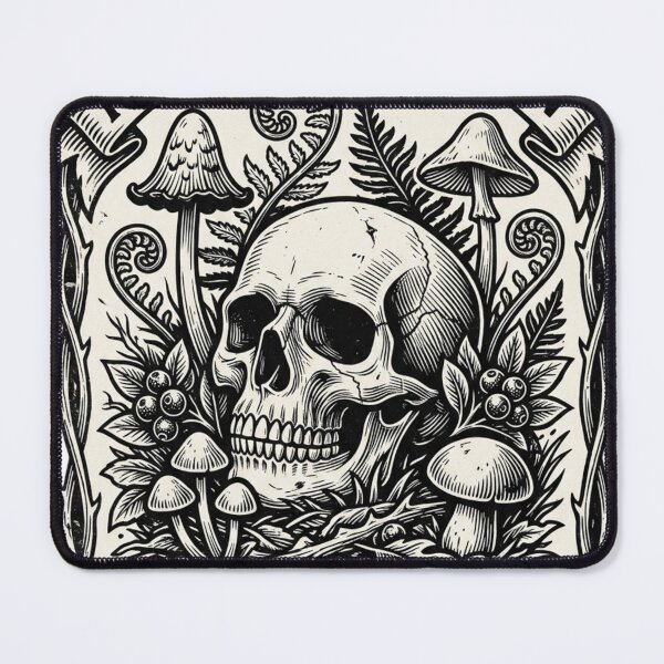 Item preview, All Things Return To Soil Skull Cottagecore Vintage Illustration designed and sold by Stone-T .