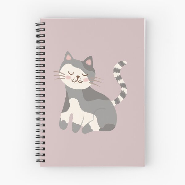 Item preview, grey tabby cat hand drawn designed and sold by sarahsdesigns02.
