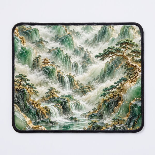 Item preview, Luxury Jade Mountain Landscape with Gold designed and sold by GSizzle1.
