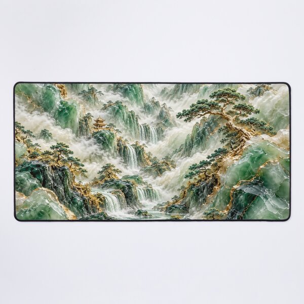 Item preview, Luxury Jade Mountain Landscape with Gold designed and sold by GSizzle1.