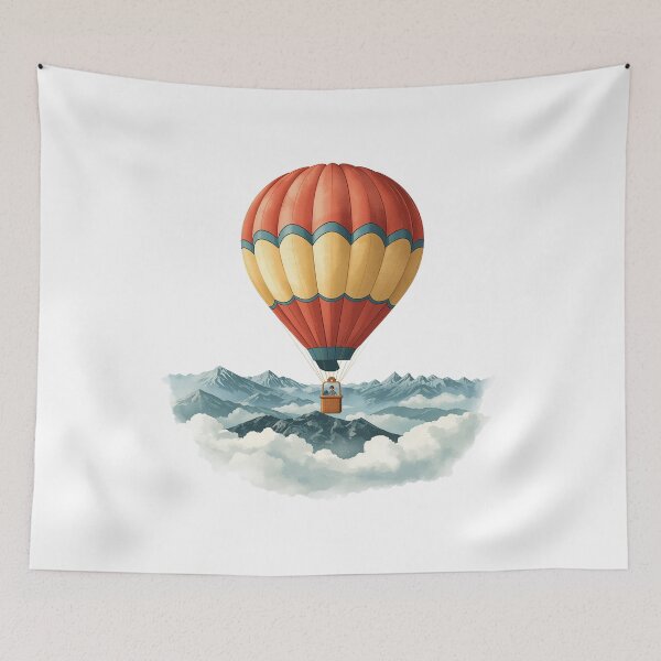 Item preview, Above the Clouds Balloon Adventure designed and sold by catcurio.