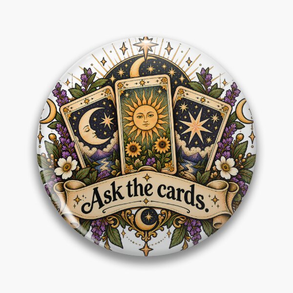 Item preview, Vintage Ask The Cards Tarot designed and sold by MysticCanvasAi.