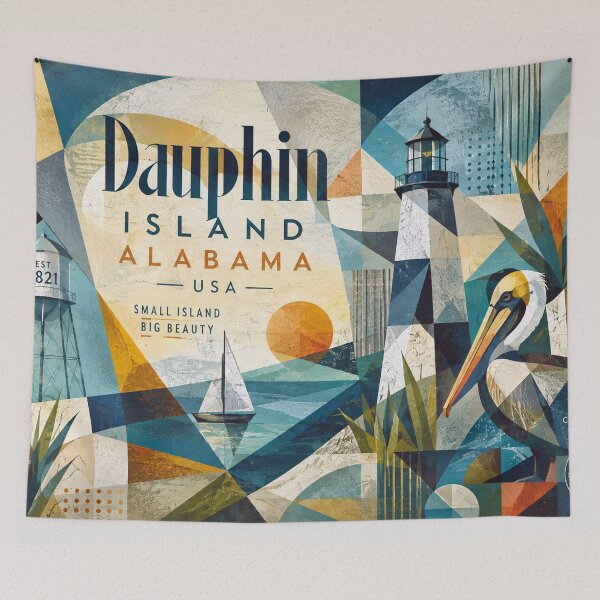 Item preview, Dauphin Island, Alabama Painting – Beautiful place in the United States of America. designed and sold by GalleryKauffeld.